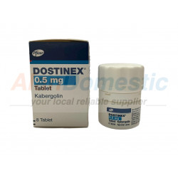 Dostinex (stealth), 1 bottle, 8 tabs, 0,5 mg/tab
